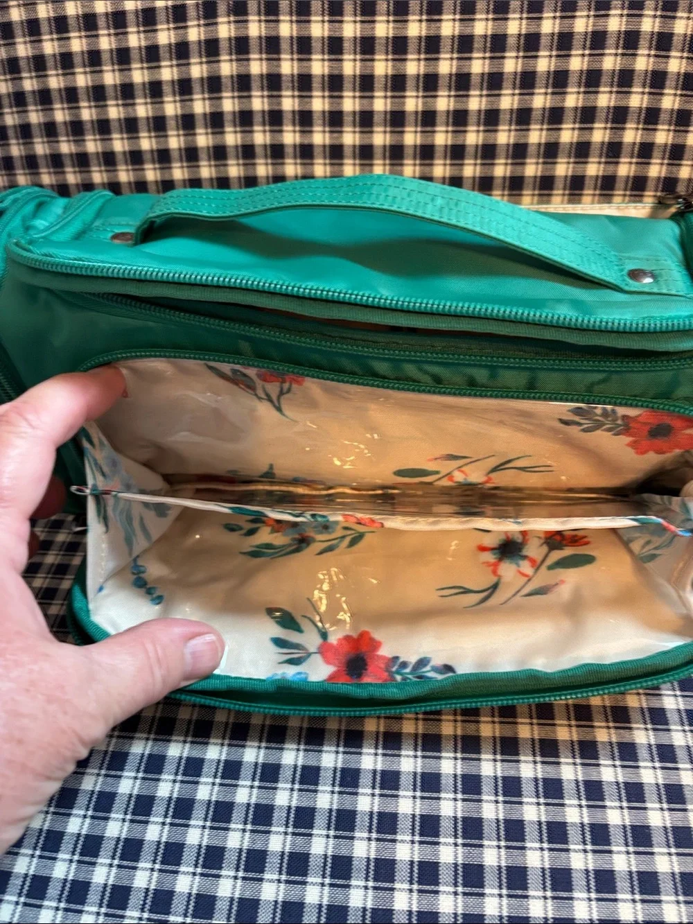 lug Teal Travel Toiletry Organizer